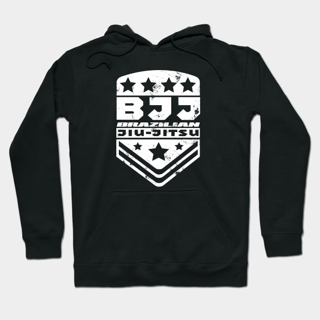 BJJ Logo Badge Hoodie by Black Tee Inc